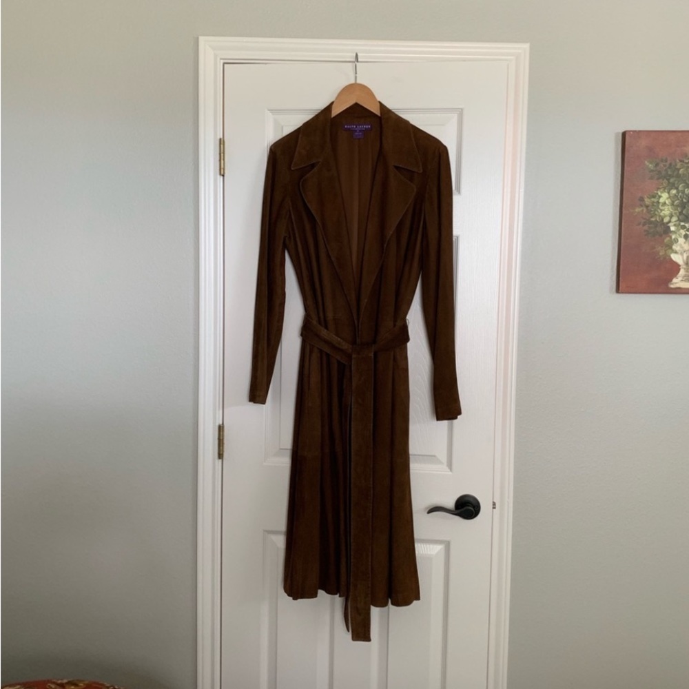 Ralph Lauren collection purple label suede jacket EUC. MSRP 4500 USS